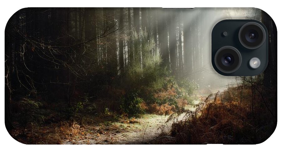 Crepuscular Rays iPhone Case featuring the photograph Sandringham Rays by John Edwards