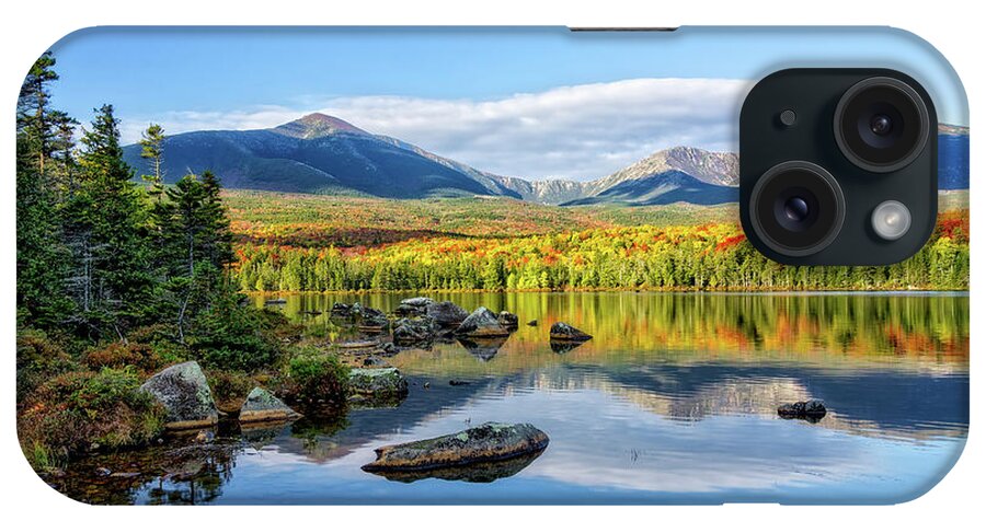 Sandy Stream Pond Me. iPhone Case featuring the photograph Sandy Stream Pond Baxter SP Maine by Michael Hubley