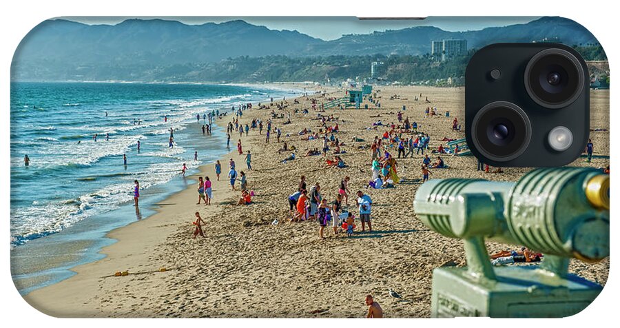 Santa Monica iPhone Case featuring the photograph Santa Monica, CA, USA by David Zanzinger
