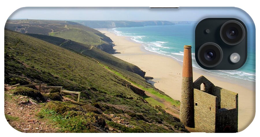 Water's Edge iPhone Case featuring the photograph Scenic Cornwall - St Agnes Head by Chrisat