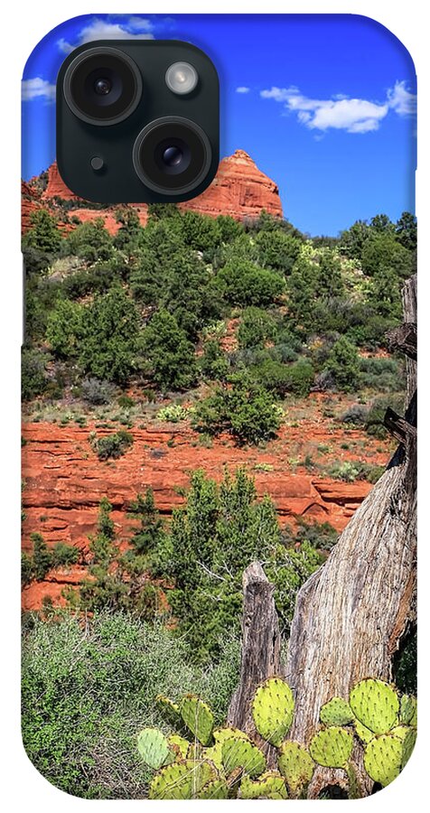 Arizona iPhone Case featuring the photograph Schnebly Hill View, Sedona by Dawn Richards