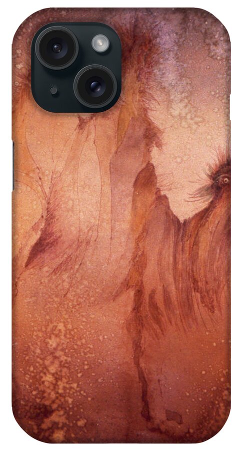 Scruffy Looking Camel iPhone Case featuring the painting Scruffy by Denton Lund