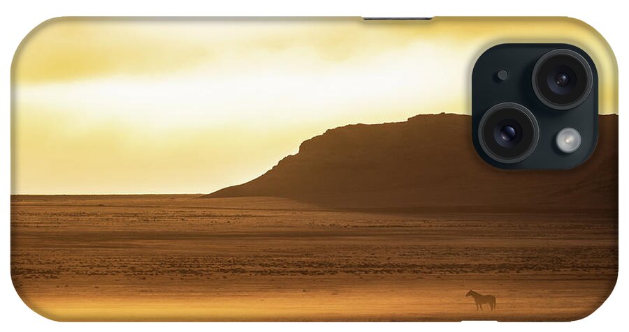 Horses iPhone Case featuring the photograph Sea of Gold by Mary Hone