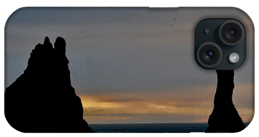 Iceland iPhone Case featuring the photograph Aegir's Rocks by Debra Banks