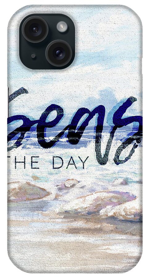 Seas iPhone Case featuring the painting Seas The Day by Kingsley