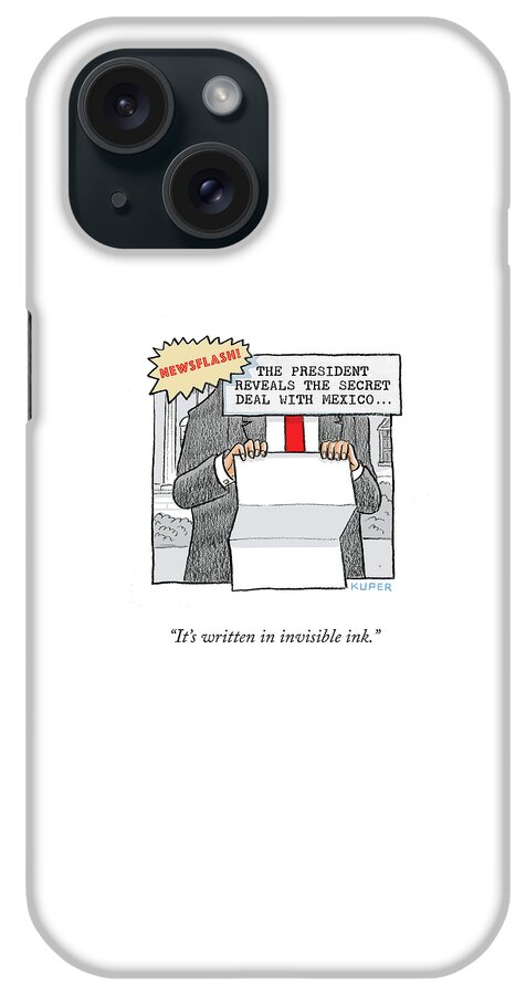 Secret Deal With Mexico iPhone Case