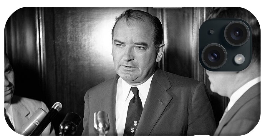Mccarthyism iPhone Case featuring the photograph Senator Joe McCarthy - 1954 by War Is Hell Store