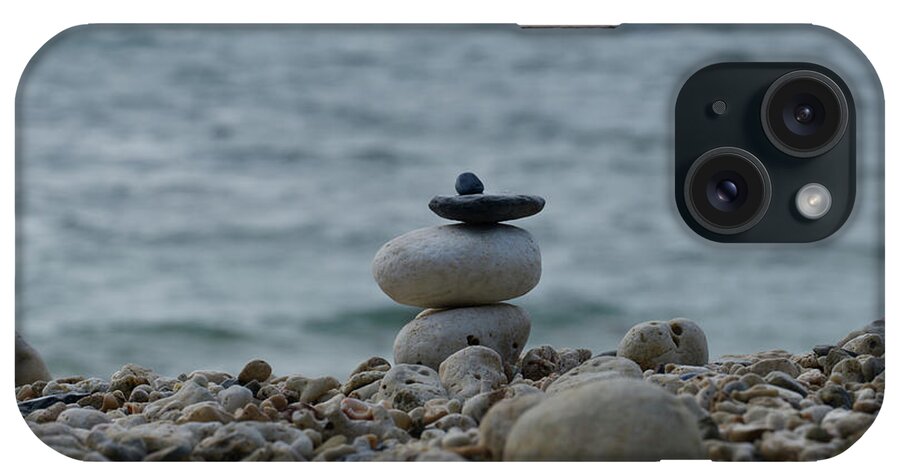 Rock Stacking iPhone Case featuring the photograph Serenity 2 by Eric Hafner