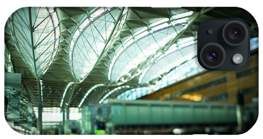 San Francisco iPhone Case featuring the photograph Sfo International Terminal Abstract by Halbergman