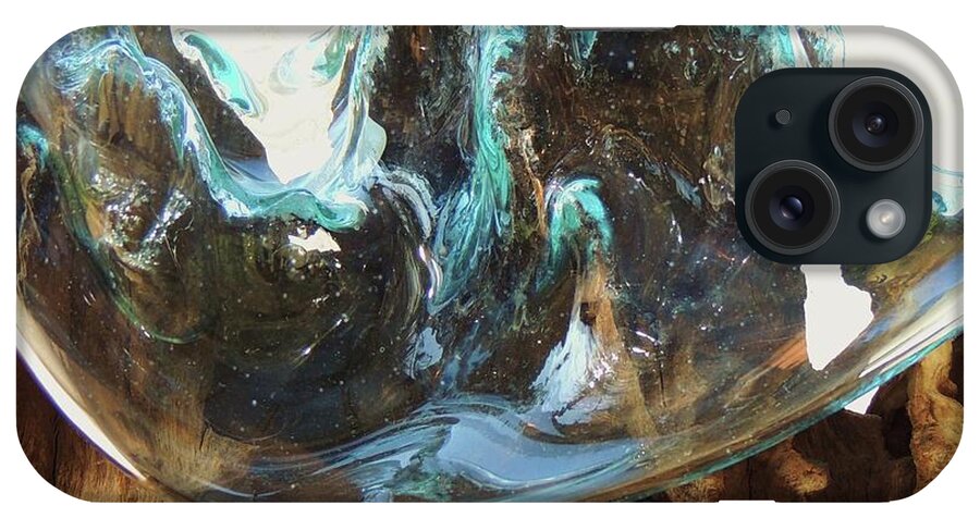 Abstract iPhone Case featuring the photograph Shared Space by Julie Rauscher