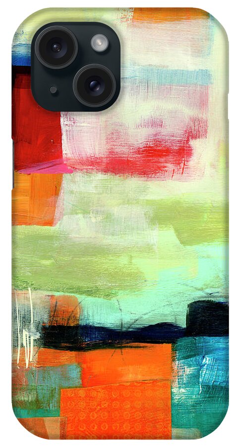 Abstract Art iPhone Case featuring the painting Shoreline #11 by Jane Davies