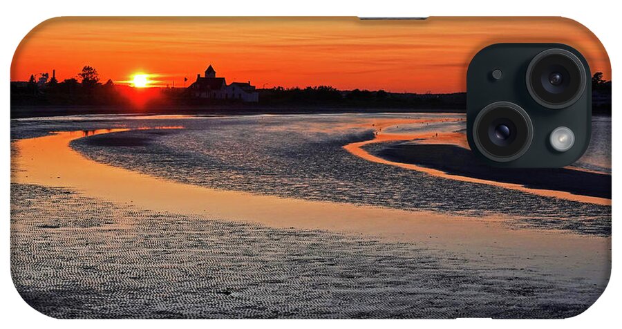 Nahant iPhone Case featuring the photograph Short Beach Sunset Nahant MA by Toby McGuire