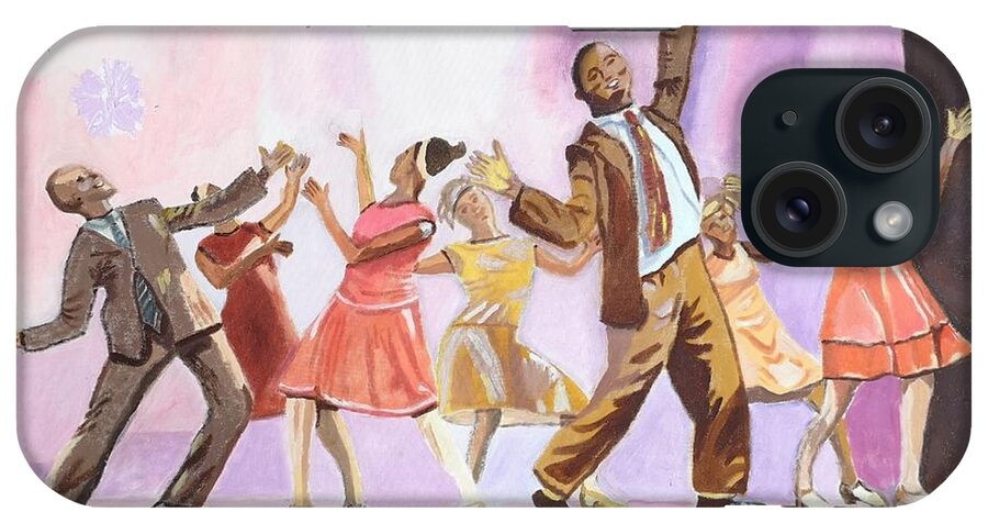 Dance iPhone Case featuring the painting Show Time by Jennylynd James