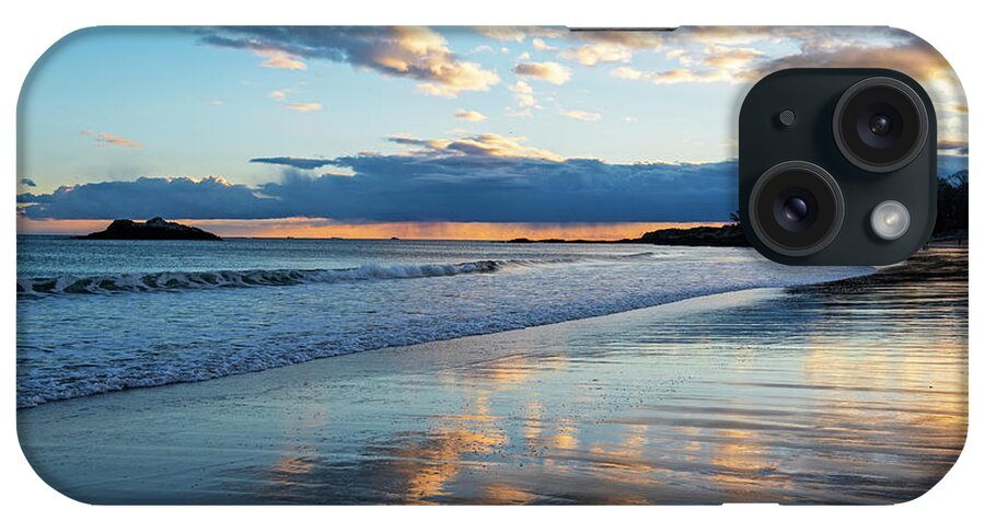 Singing iPhone Case featuring the photograph Singing Beach Sunset Manchester MA North Shore by Toby McGuire