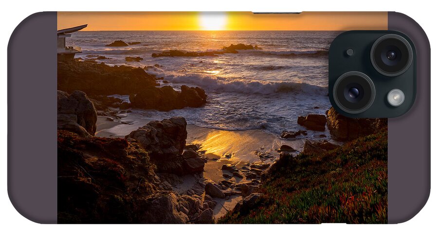 Sunset iPhone Case featuring the photograph Sinking Sun by Derek Dean