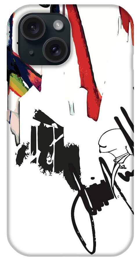  iPhone Case featuring the digital art Skyline by Jimmy Williams