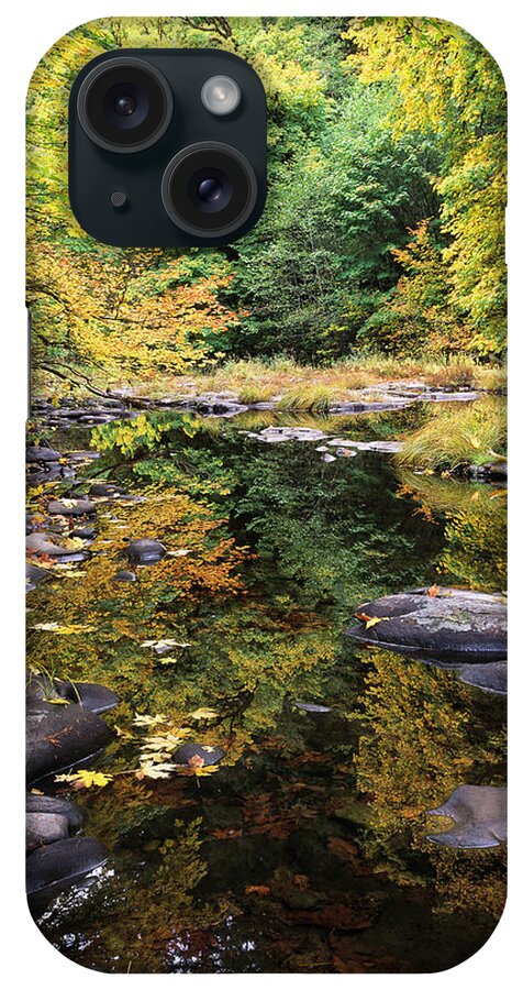 Autumn iPhone Case featuring the photograph Smith River Reflections by Robert Potts