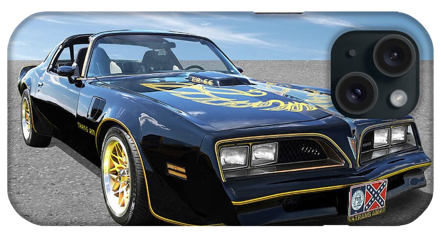 Pontiac Firebird iPhone Case featuring the photograph Smokey And The Bandit Trans Am by Gill Billington