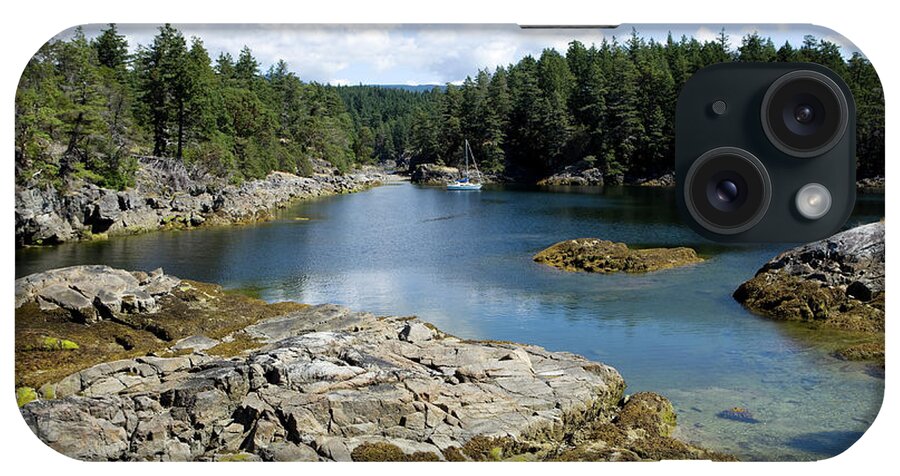Water's Edge iPhone Case featuring the photograph Smuggler Cove Marine Provincial Park by Laughingmango