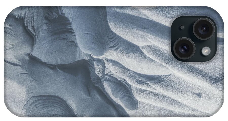 Winter iPhone Case featuring the photograph Snow Sculpted By Wind by Phil Perkins