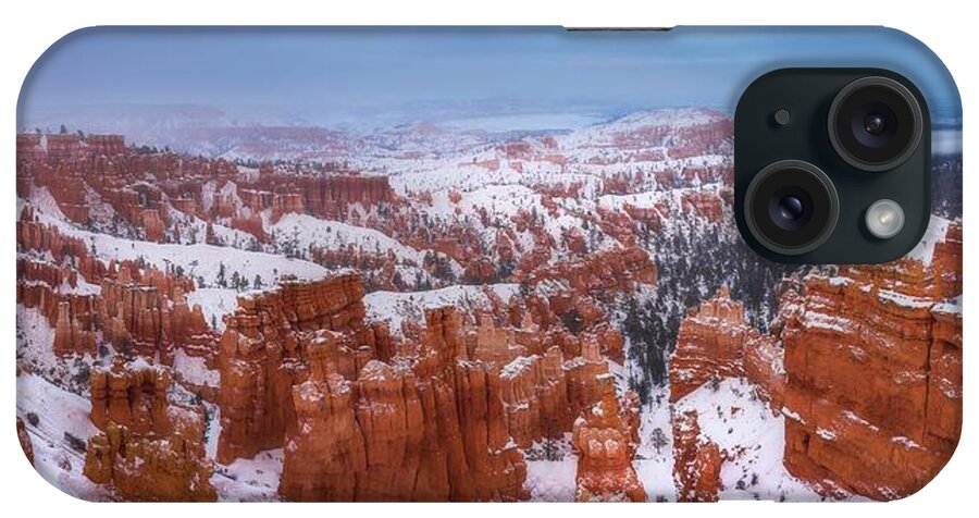 Bryce Canyon iPhone Case featuring the photograph Snowstorm At Bryce Canyon by Owen Weber
