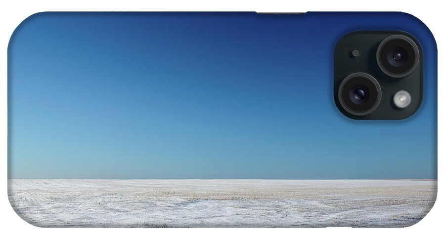 Great Plains iPhone Case featuring the photograph Snowy Desert by Todd Klassy