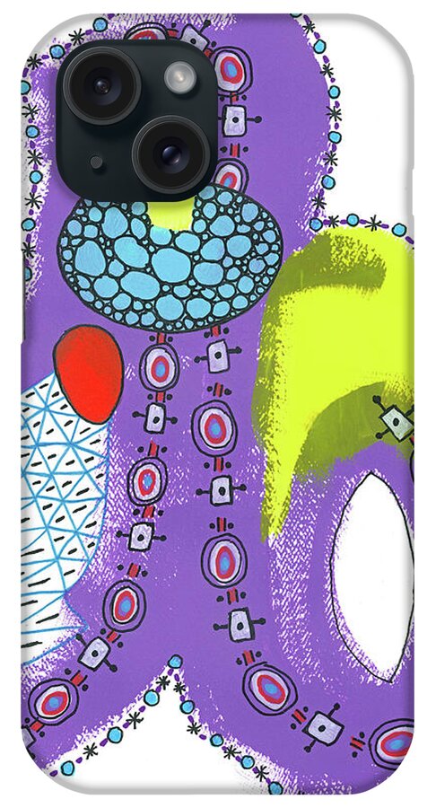 Socks With Sandals 3 iPhone Case featuring the painting Socks With Sandals 3 by Becky Roesler Art