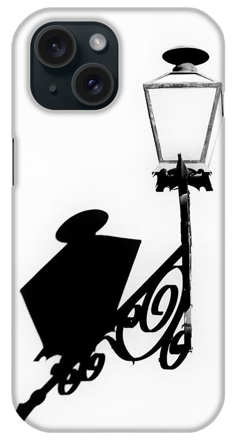 Shadow iPhone Case featuring the photograph Solitary Light Fixture by Diana Rajala