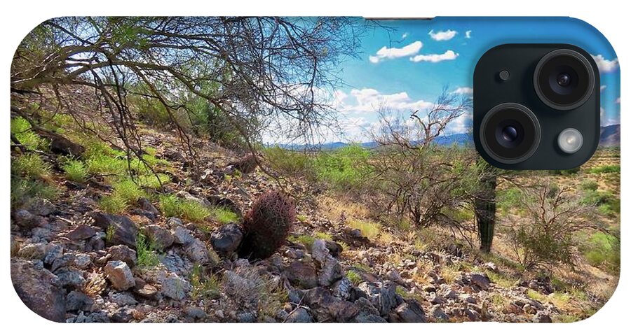 Arizona iPhone Case featuring the photograph Sonoran Desert Serenity by Judy Kennedy