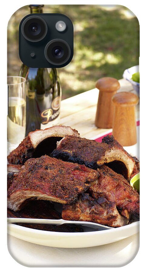 Temptation iPhone Case featuring the photograph Spice Rubbed Pork Ribs by James Baigrie