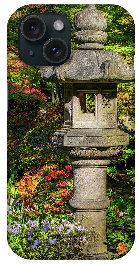 Japanese Garden iPhone Case featuring the photograph Spring Lantern by Briand Sanderson