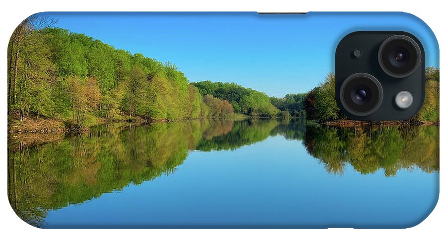 Needwood iPhone Case featuring the photograph Spring reflection by Izet Kapetanovic