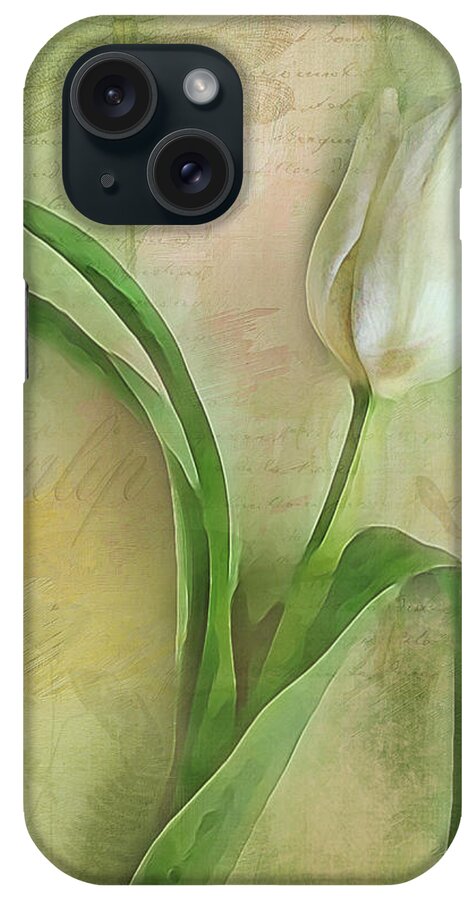 Tulip iPhone Case featuring the digital art Spring Tulip Montage by Jill Love