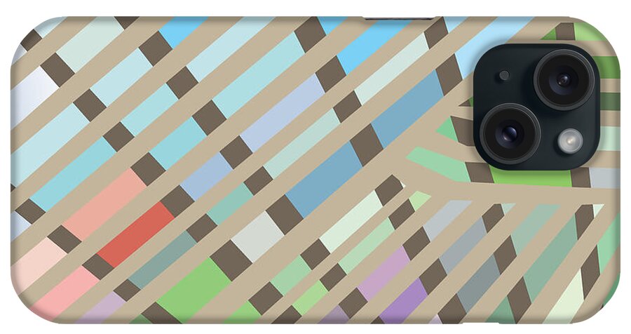 Digital iPhone Case featuring the digital art SpringPanel by Kevin McLaughlin