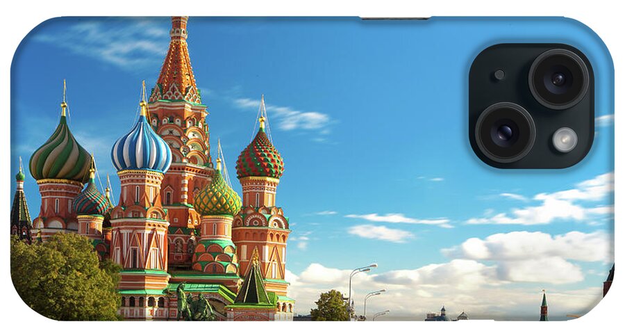 People iPhone Case featuring the photograph St. Bashils Cathedral by Damir Karan