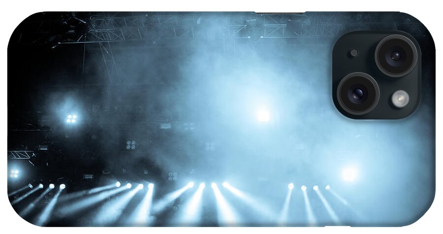 Rock Music iPhone Case featuring the photograph Stage Lights by Nikada