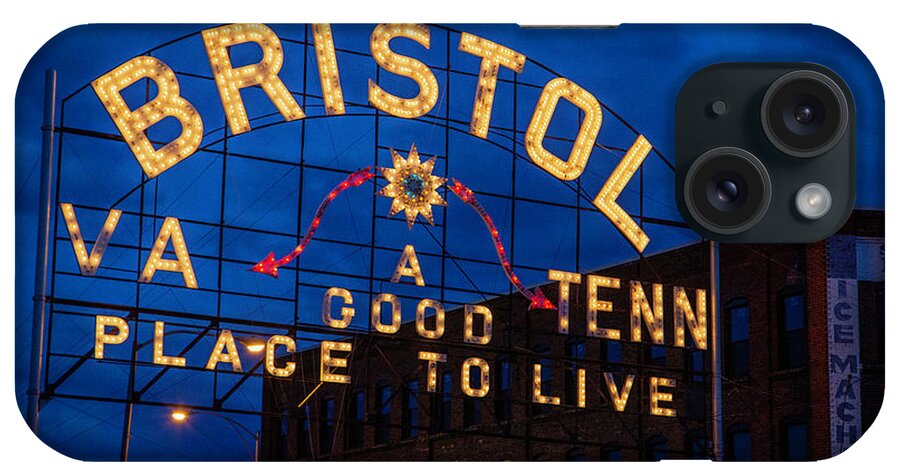 Bristol Tn iPhone Case featuring the photograph State Line Twilight by Dale R Carlson
