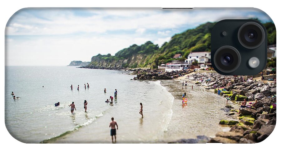 Water's Edge iPhone Case featuring the photograph Steephill Cove Beach, Isle Of Wight by Property Of Chad Powell