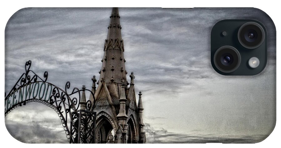 Cemetery iPhone Case featuring the photograph Steeple and Steel New Orleans Louisiana by Maggy Marsh