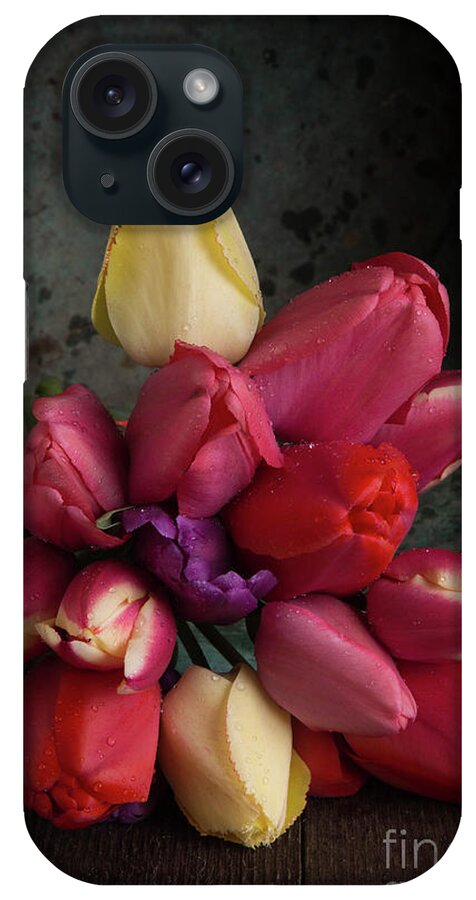 Blossoms iPhone Case featuring the photograph Still Life With Tulips 35 by Edward Fielding