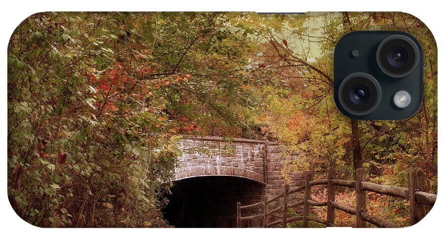 Autumn iPhone Case featuring the photograph Stone Bridge Crossing by Jessica Jenney