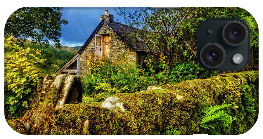 Barn iPhone Case featuring the photograph Stone Cottage Tea Room by Debra and Dave Vanderlaan