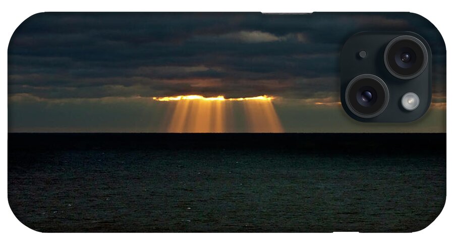 Lake Michigan iPhone Case featuring the photograph Storm Brewing by By Ken Ilio