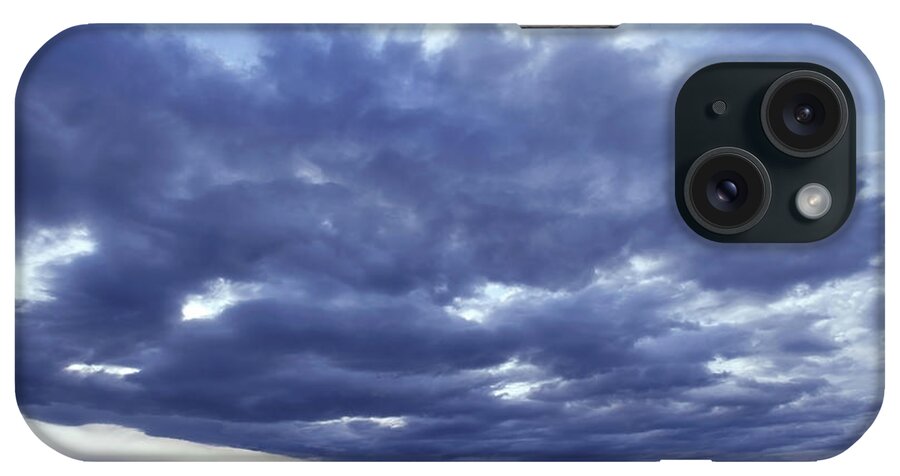 Scenics iPhone Case featuring the photograph Stormy Sky Over The Mediterranean Sea by Studio Box