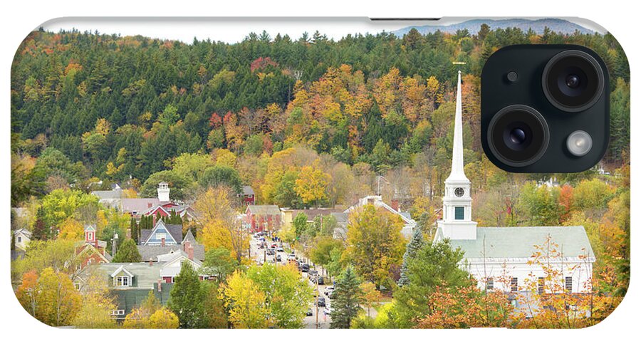 Scenics iPhone Case featuring the photograph Stowe, Vermont Aerial by Picturelake