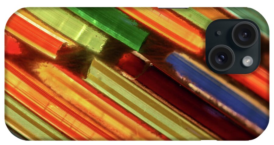 Colors iPhone Case featuring the photograph Streaks of Color by Mary Anne Delgado