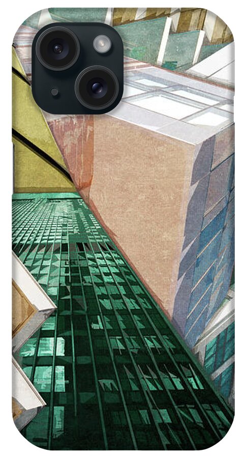 Buildings iPhone Case featuring the digital art Structure of Buildings by Phil Perkins