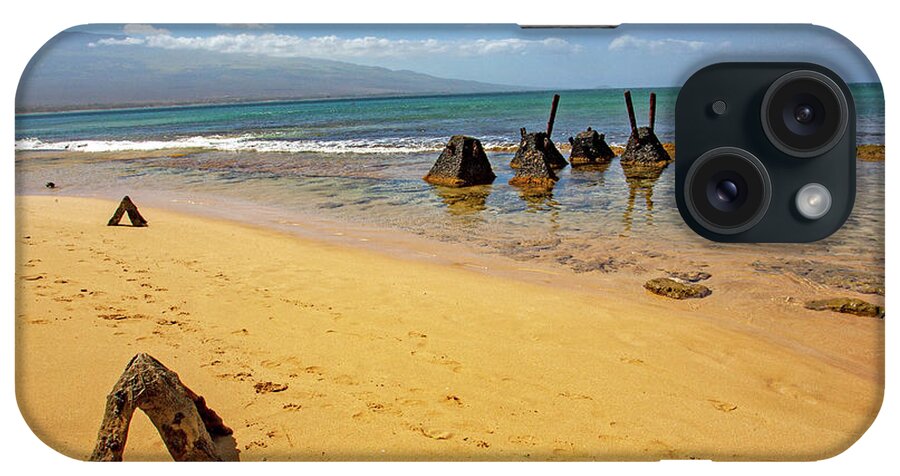 Sugar Beach iPhone Case featuring the photograph Structures on Sugar Beach by Anthony Jones