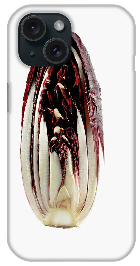White Background iPhone Case featuring the photograph Studio Shot Of Cross Section Of Red by David Arky