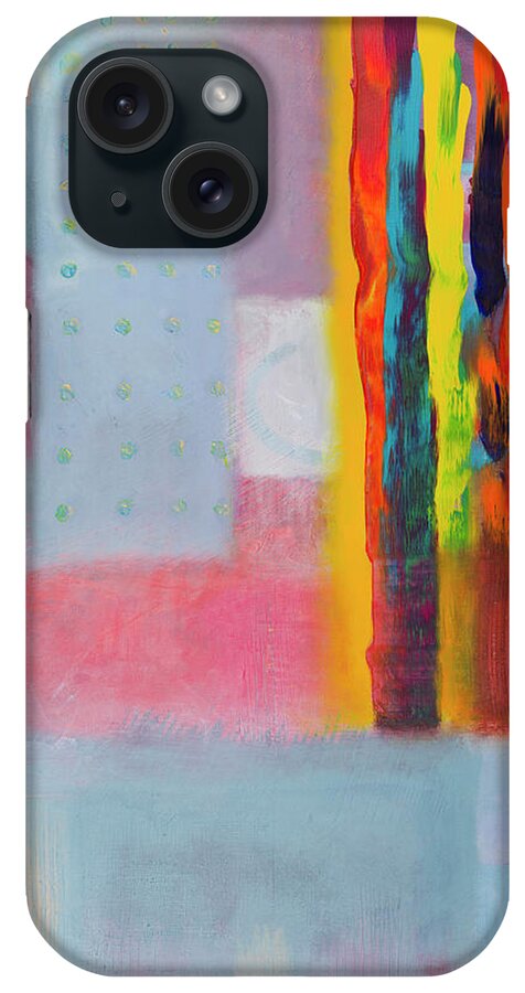 Subtle Color Storm Ii iPhone Case featuring the painting Subtle Color Storm II by Hooshang Khorasani